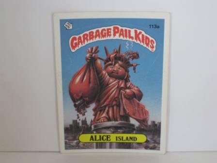 113a ALICE Island [Wntd: Barb] 1986 Topps Garbage Pail Kids Card